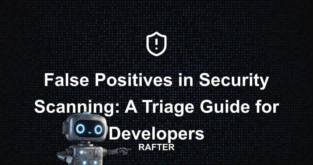 False Positives in Security Scanning: A Triage Guide for Developers