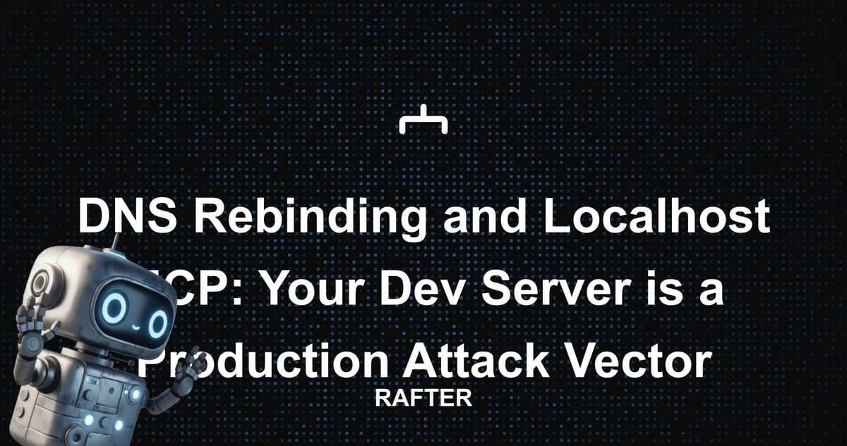 DNS Rebinding and Localhost MCP: Your Dev Server is a Production Attack Vector