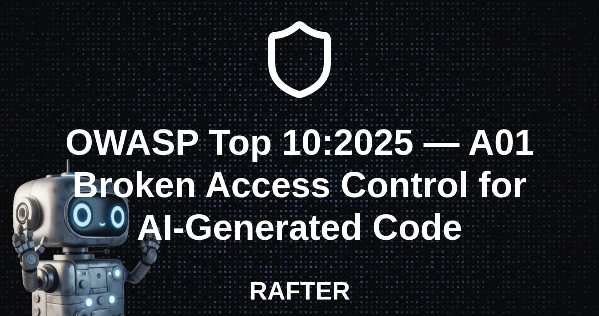 OWASP Top 10:2025 — A01 Broken Access Control for AI-Generated Code