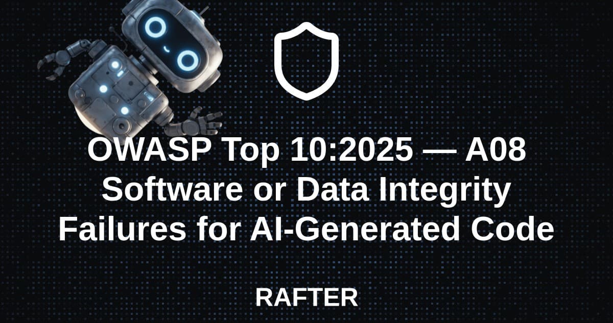 OWASP Top 10:2025 — A08 Software or Data Integrity Failures for AI-Generated Code