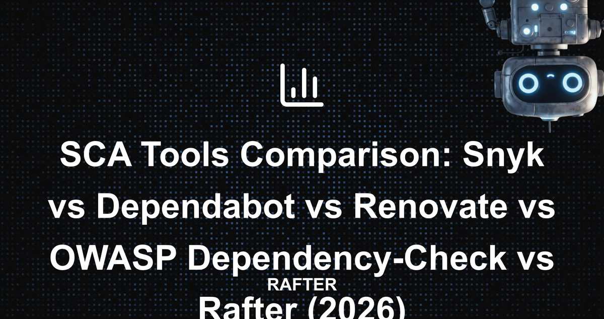 SCA Tools Comparison: Snyk vs Dependabot vs Renovate vs OWASP Dependency-Check vs Rafter (2026)