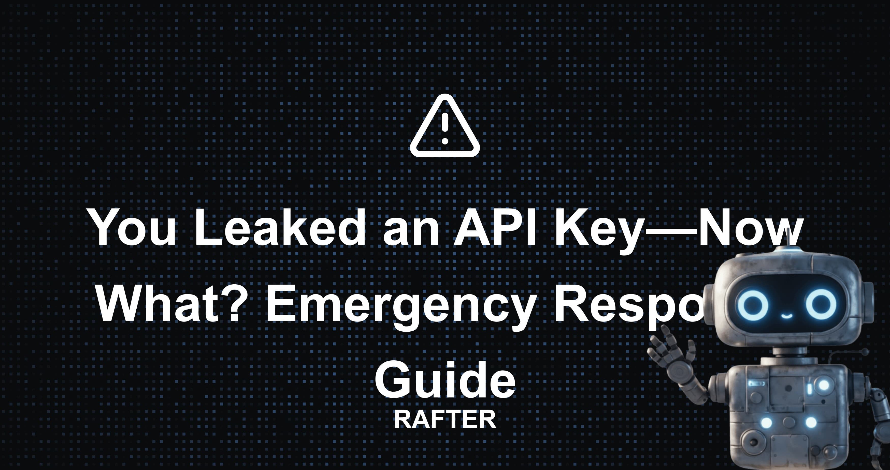 You Leaked an API Key—Now What? Emergency Response Guide