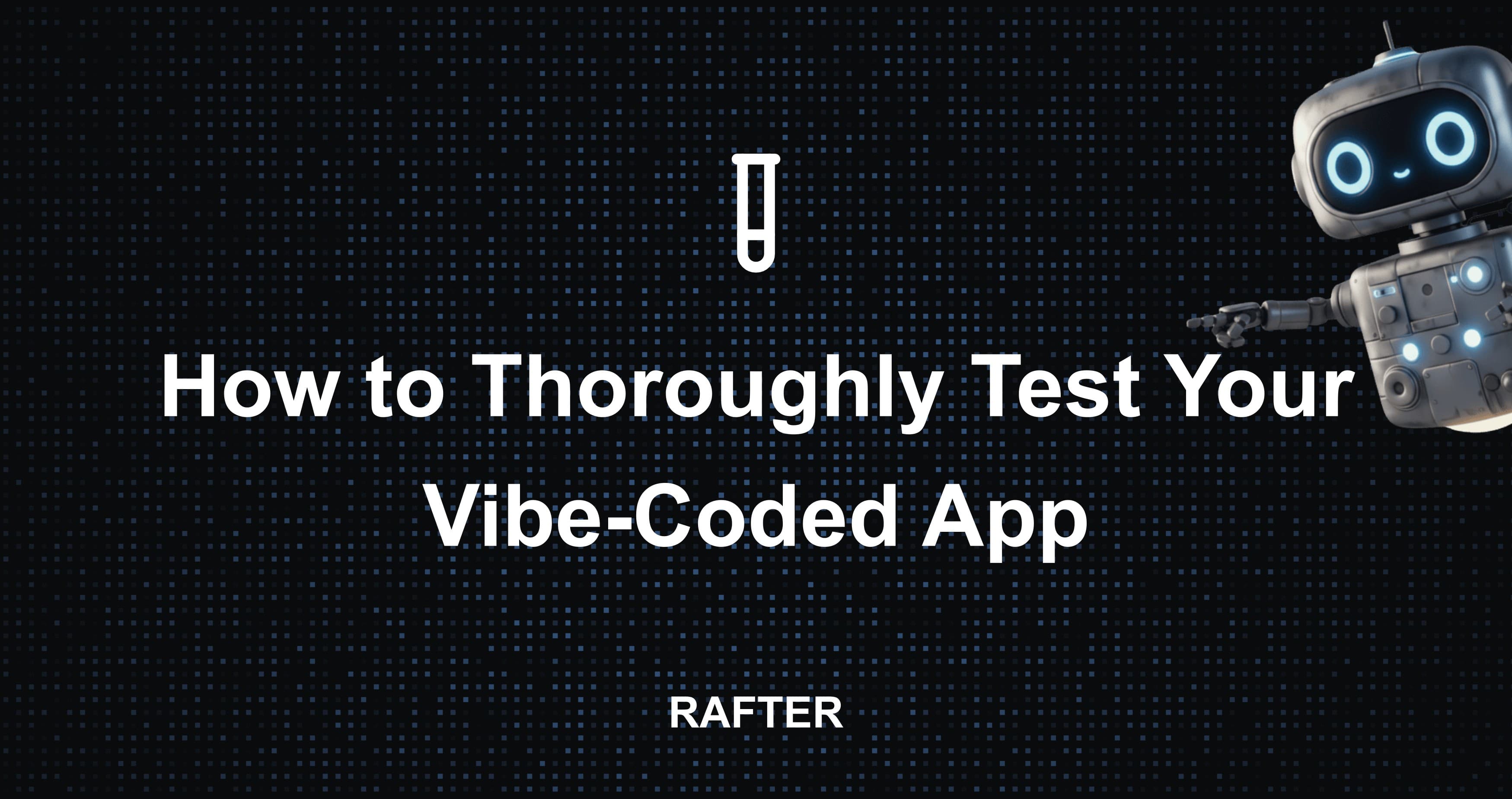 How to Thoroughly Test Your Vibe-Coded App