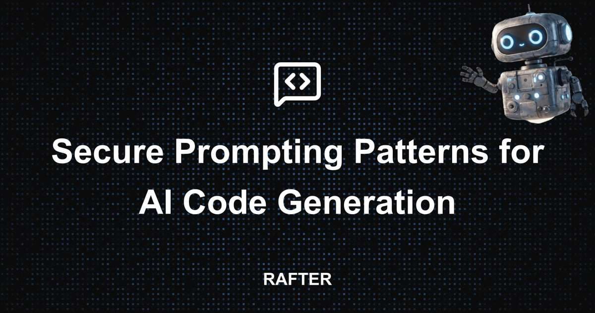 Secure Prompting Patterns for AI Code Generation