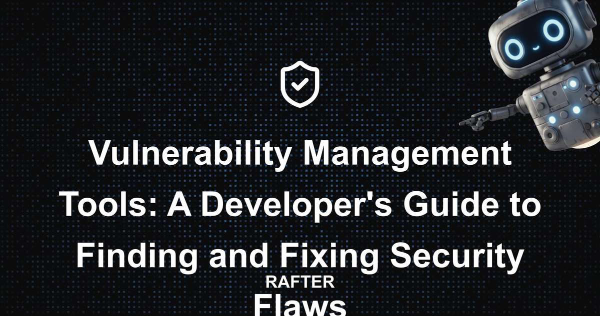 Vulnerability Help Rafter - Vulnerability Management Tools: A Developer's Guide to Finding ...